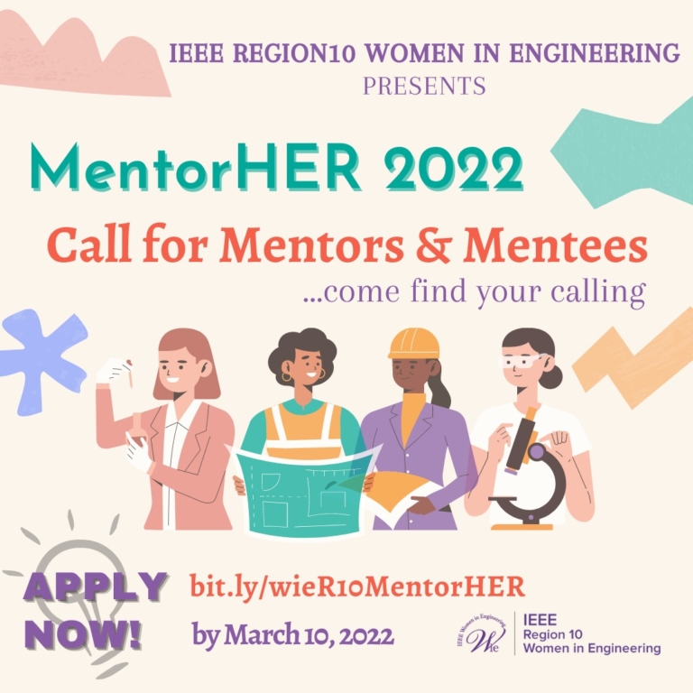 IEEE Region 10 Women in Engineering’s MentorHer 2022