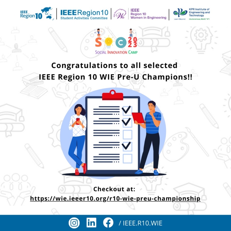 IEEE Region 10 WIE Pre-University Championship 2023